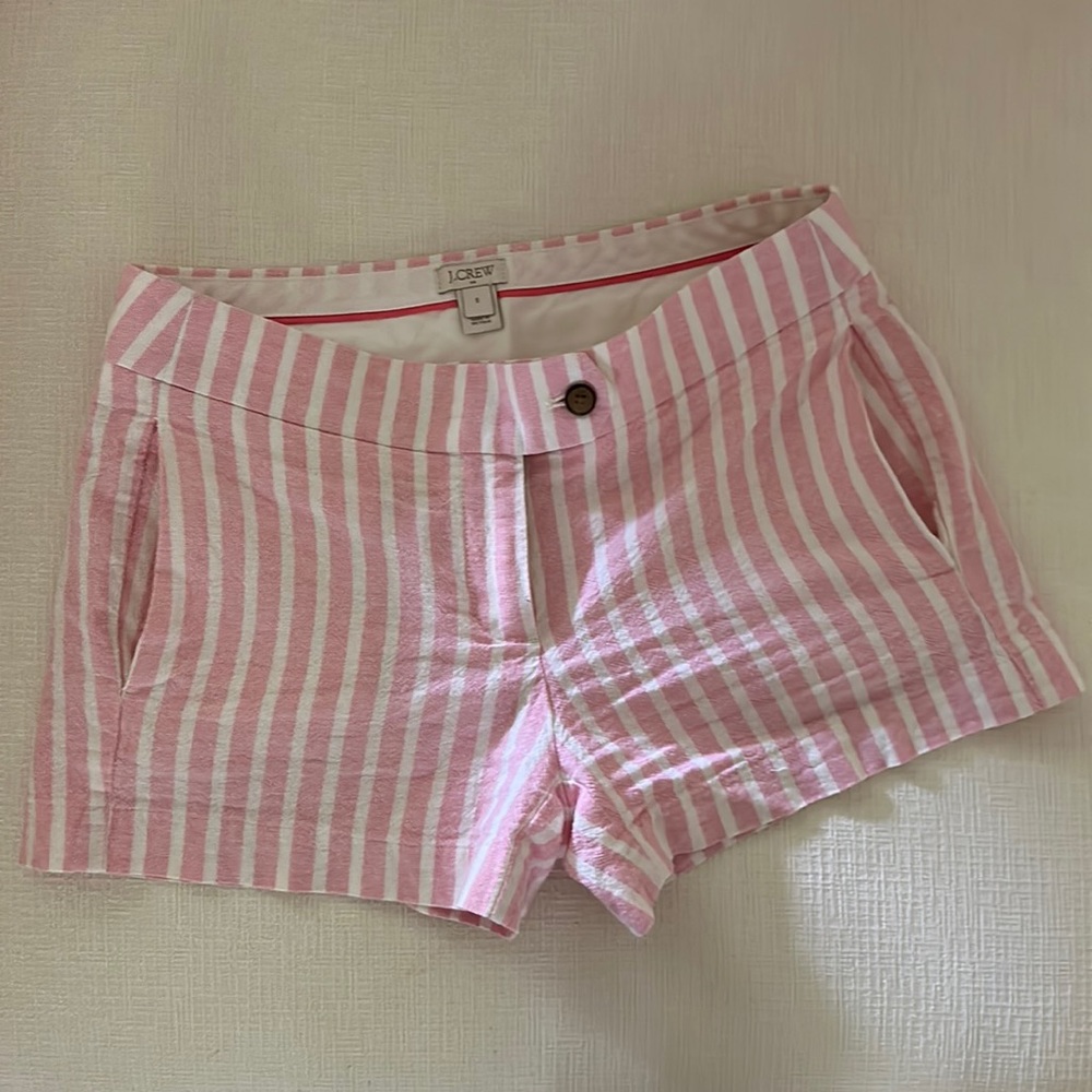 Pink & white shorts